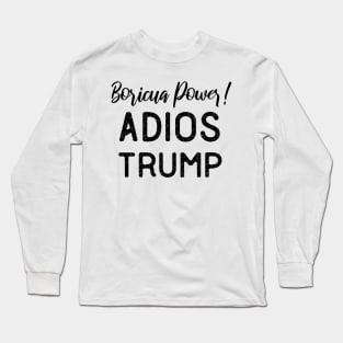 Funny Boricua Boriqua Power Adios Trump T-Shirt Mug Card Gifts Long Sleeve T-Shirt